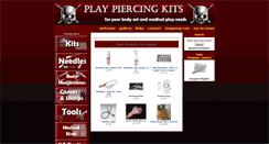 Desktop Screenshot of playpiercingkits.com